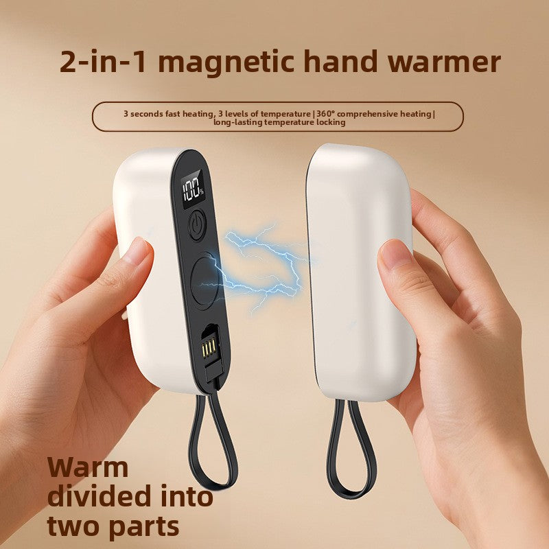 Magnetic-heating hand warmer