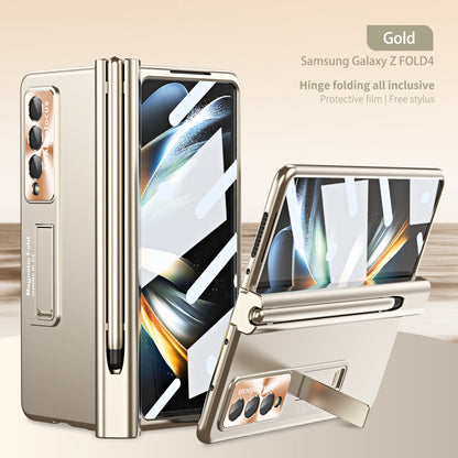 Magnetic Hinge Phone Case for Samsung Z Fold4/Fold3 with Pen Slot