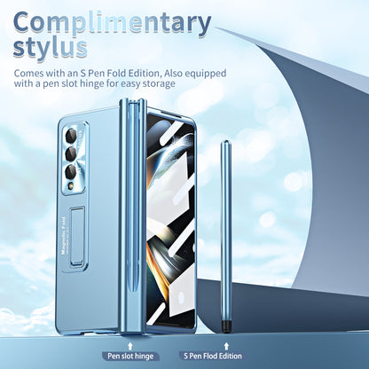 Magnetic Hinge Phone Case for Samsung Z Fold4/Fold3 with Pen Slot