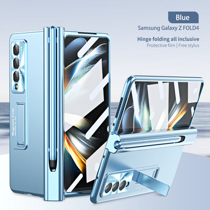 Magnetic Hinge Phone Case for Samsung Z Fold4/Fold3 with Pen Slot