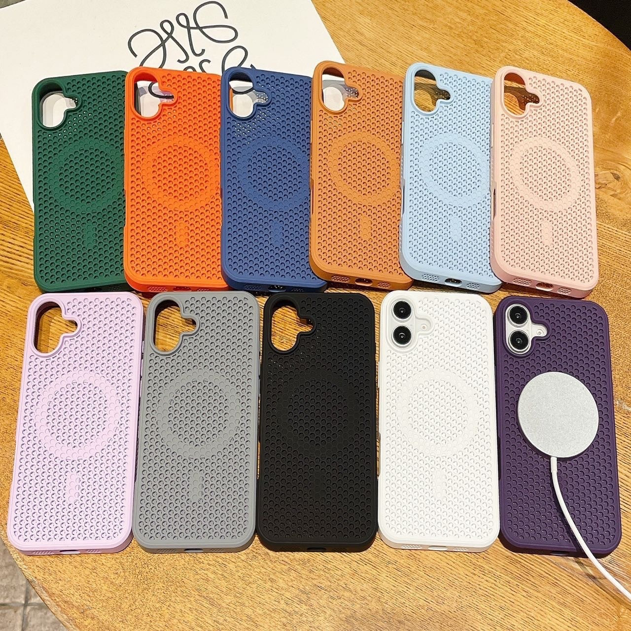 Magnetic Honeycomb iPhone Case