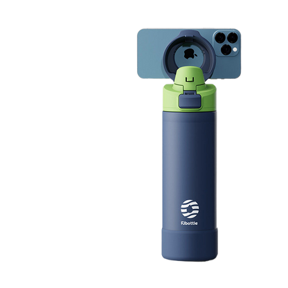 Magnetic Insulated Sports Water Bottle with Phone Holder