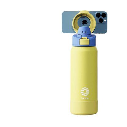 Magnetic Insulated Sports Water Bottle with Phone Holder