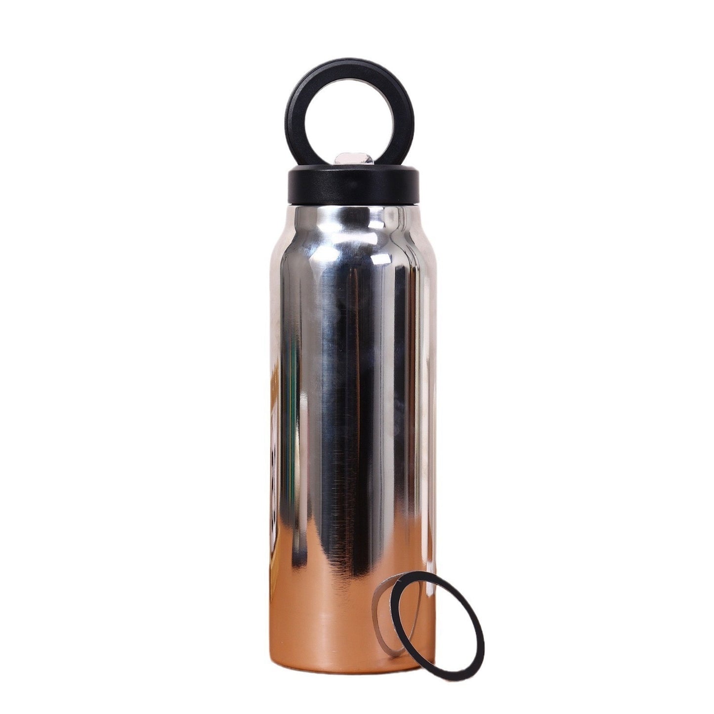 Magnetic Insulated Water Bottle with Phone Holder