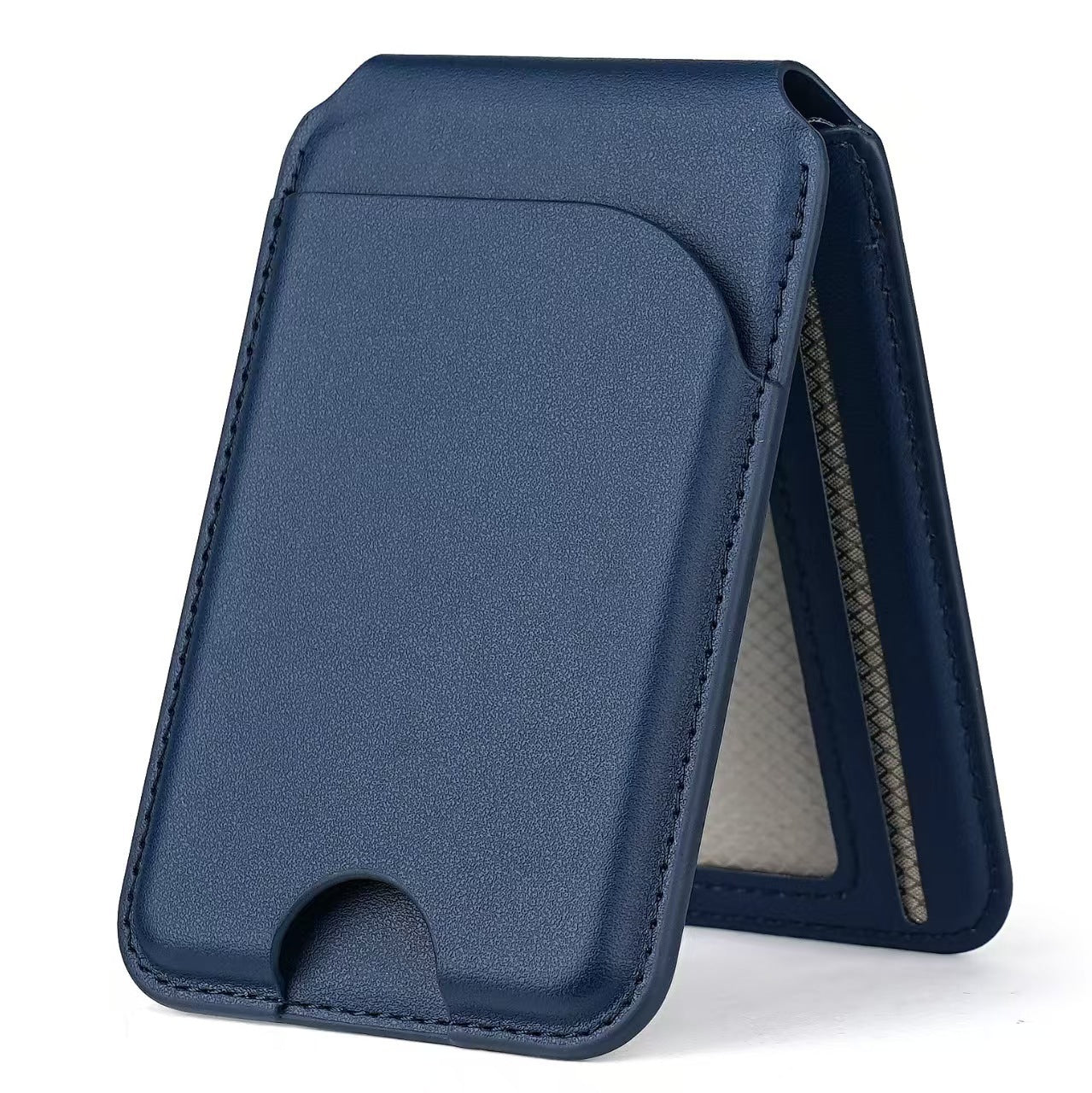 Magnetic iPhone Card Holder with Rotating Mirror Window