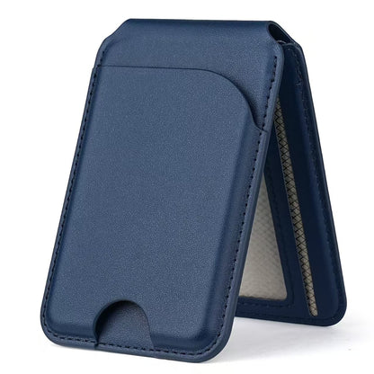 Magnetic iPhone Card Holder with Rotating Mirror Window
