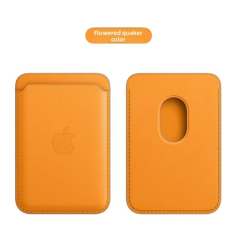 Magnetic Leather Card Holder