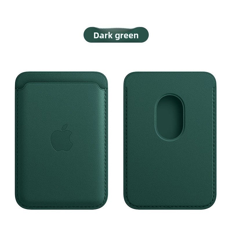 Magnetic Leather Card Holder
