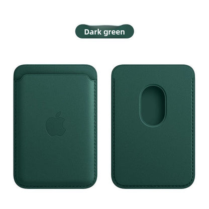Magnetic Leather Card Holder