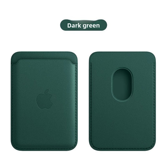 Magnetic Leather Card Holder