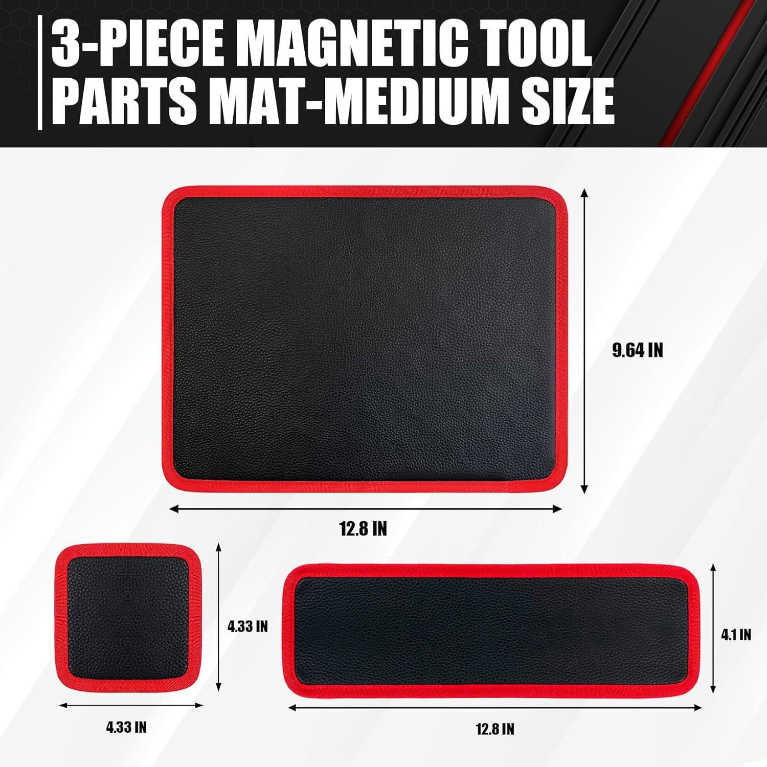 Magnetic Leather Tool Organizer Pad