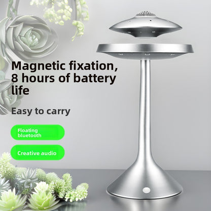 Magnetic Levitation Bluetooth Speaker with LED Lights