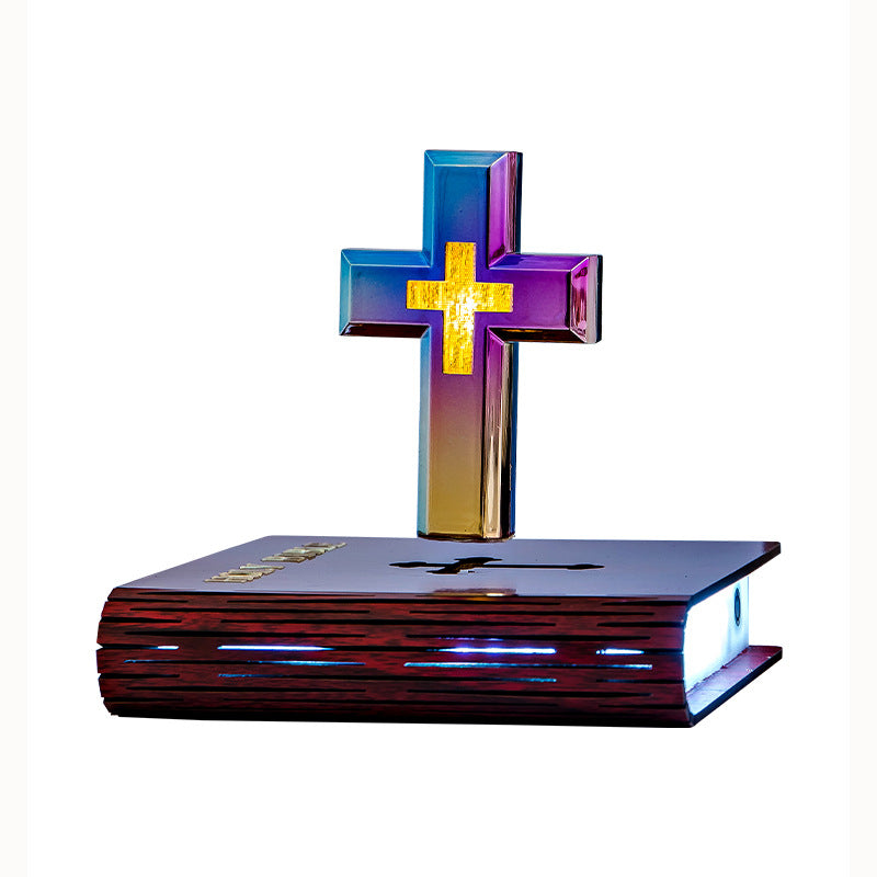 Magnetic Levitation Cross Lamp