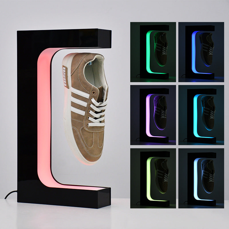 Magnetic Levitation Display Stand with LED Lights