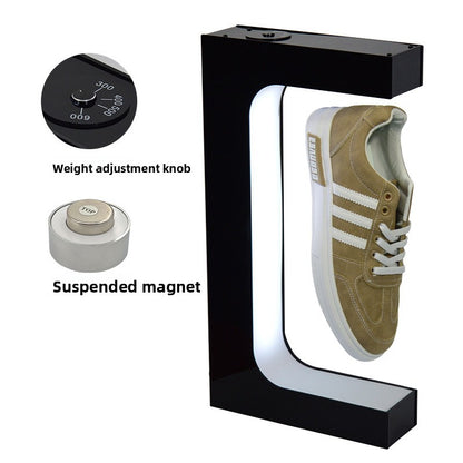 Magnetic Levitation Display Stand with LED Lights
