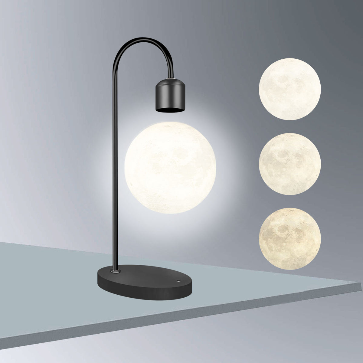 Magnetic Levitation Moon Lamp Night Light