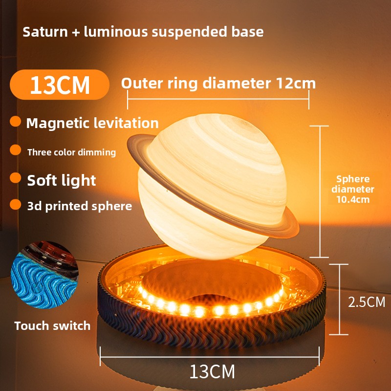 Magnetic levitation moonlight ball Saturn night light