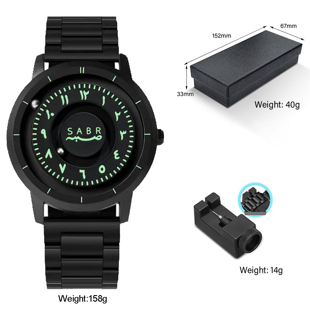 Magnetic levitation quartz watch