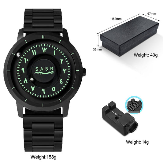 Magnetic levitation quartz watch