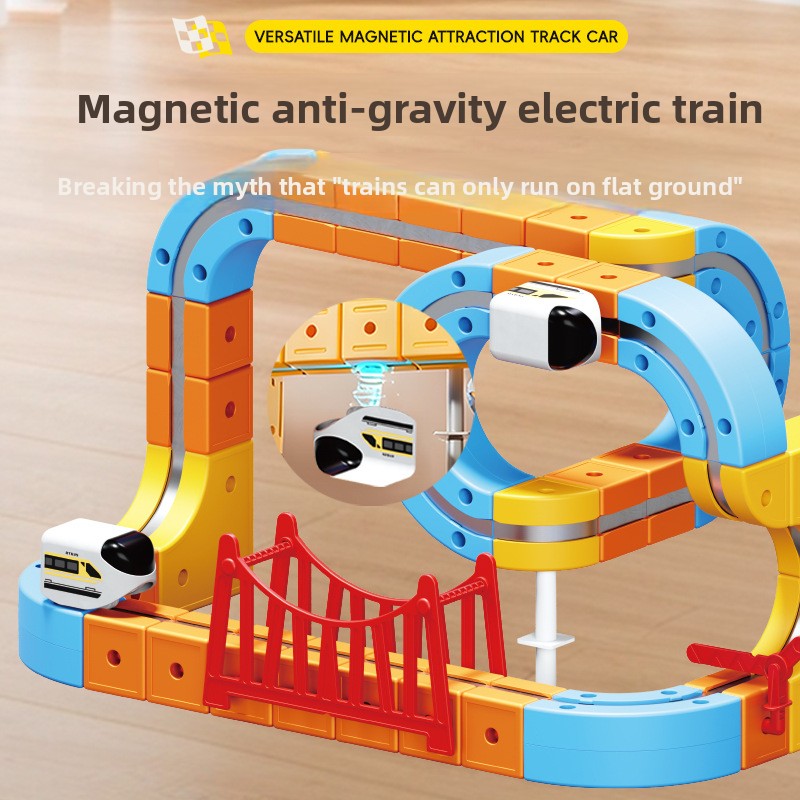 Magnetic Levitation Railway Building Blocks Set
