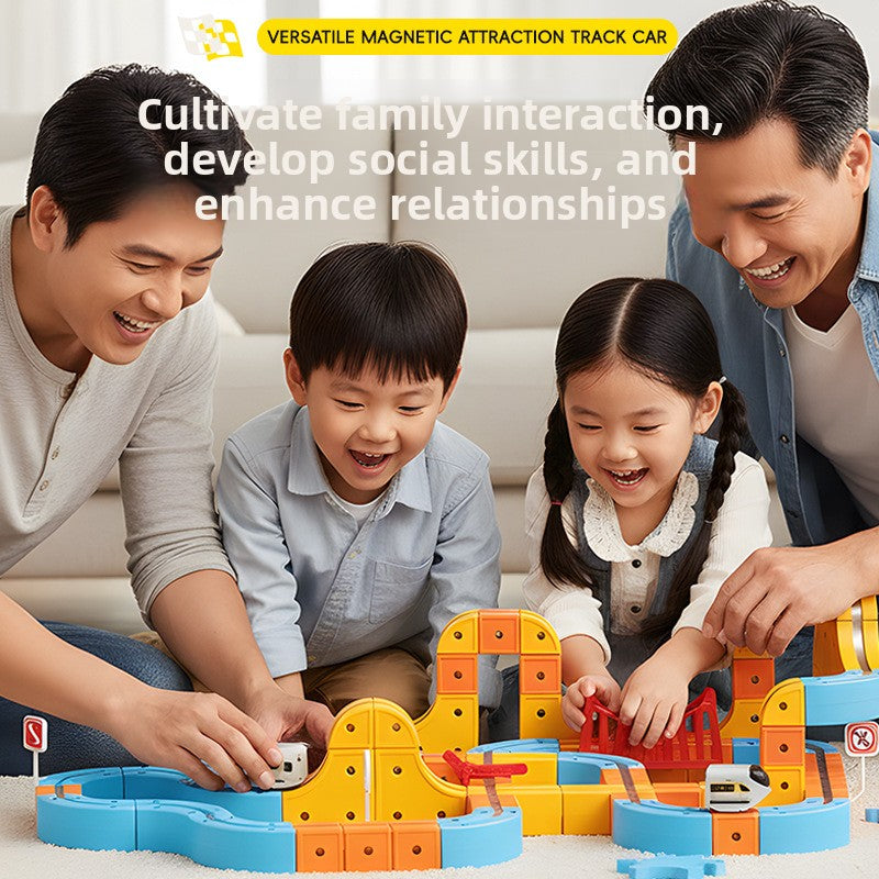 Magnetic Levitation Railway Building Blocks Set
