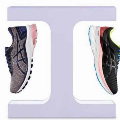 Magnetic Levitation Shoe Display Rack with Light Box