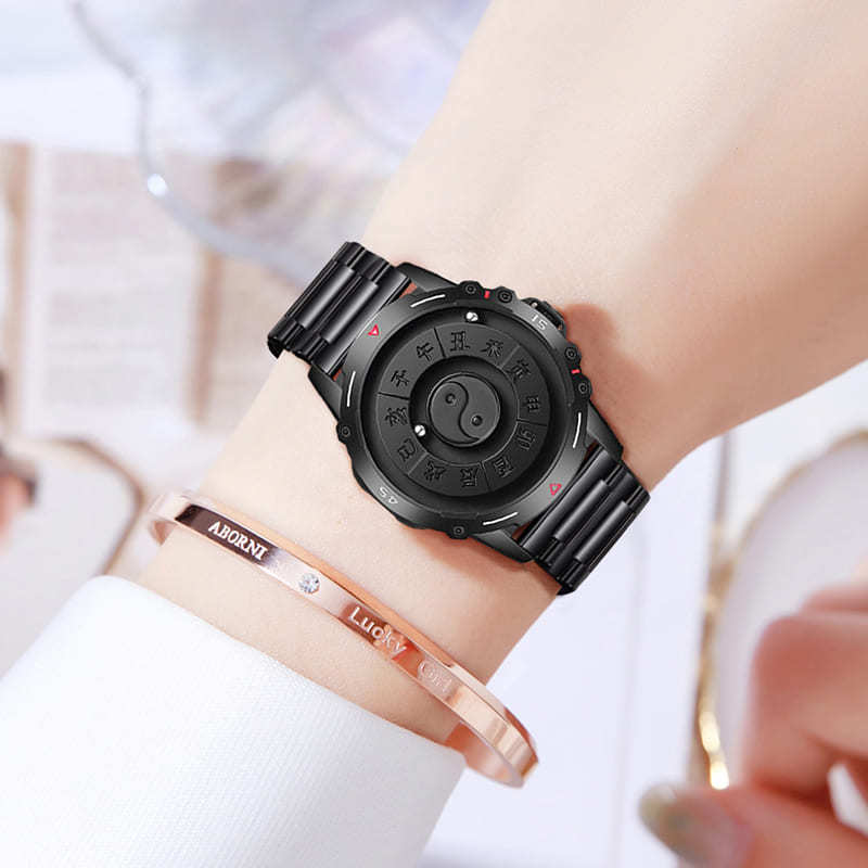 Magnetic Levitation Watch with Quartz Movement