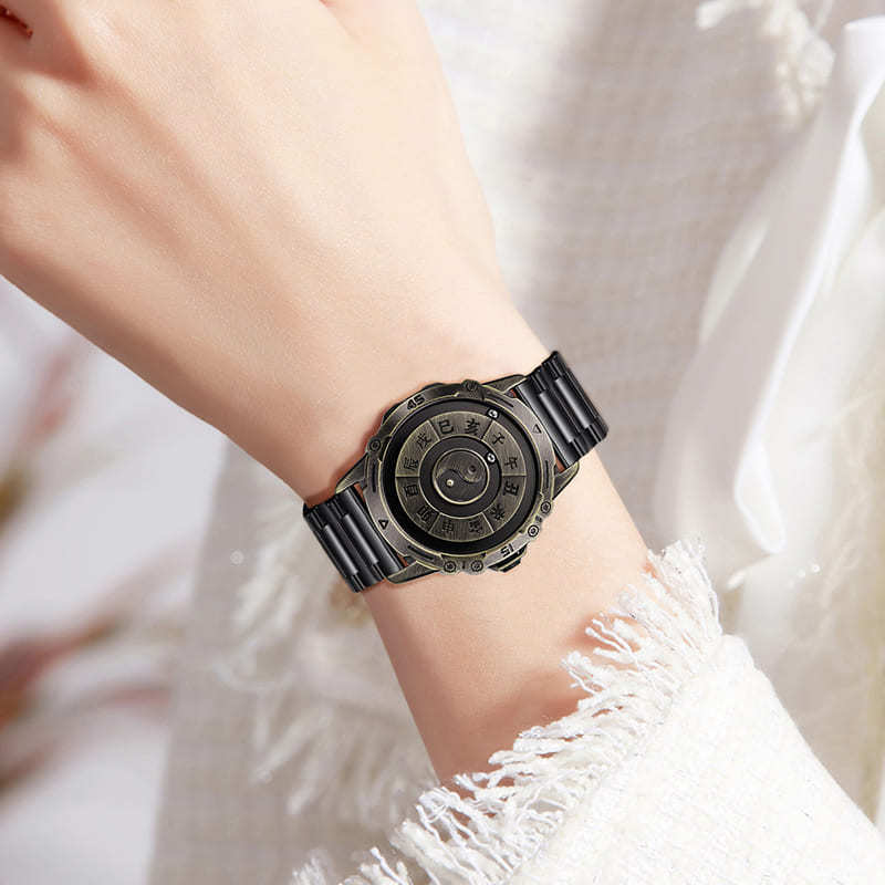 Magnetic Levitation Watch with Quartz Movement