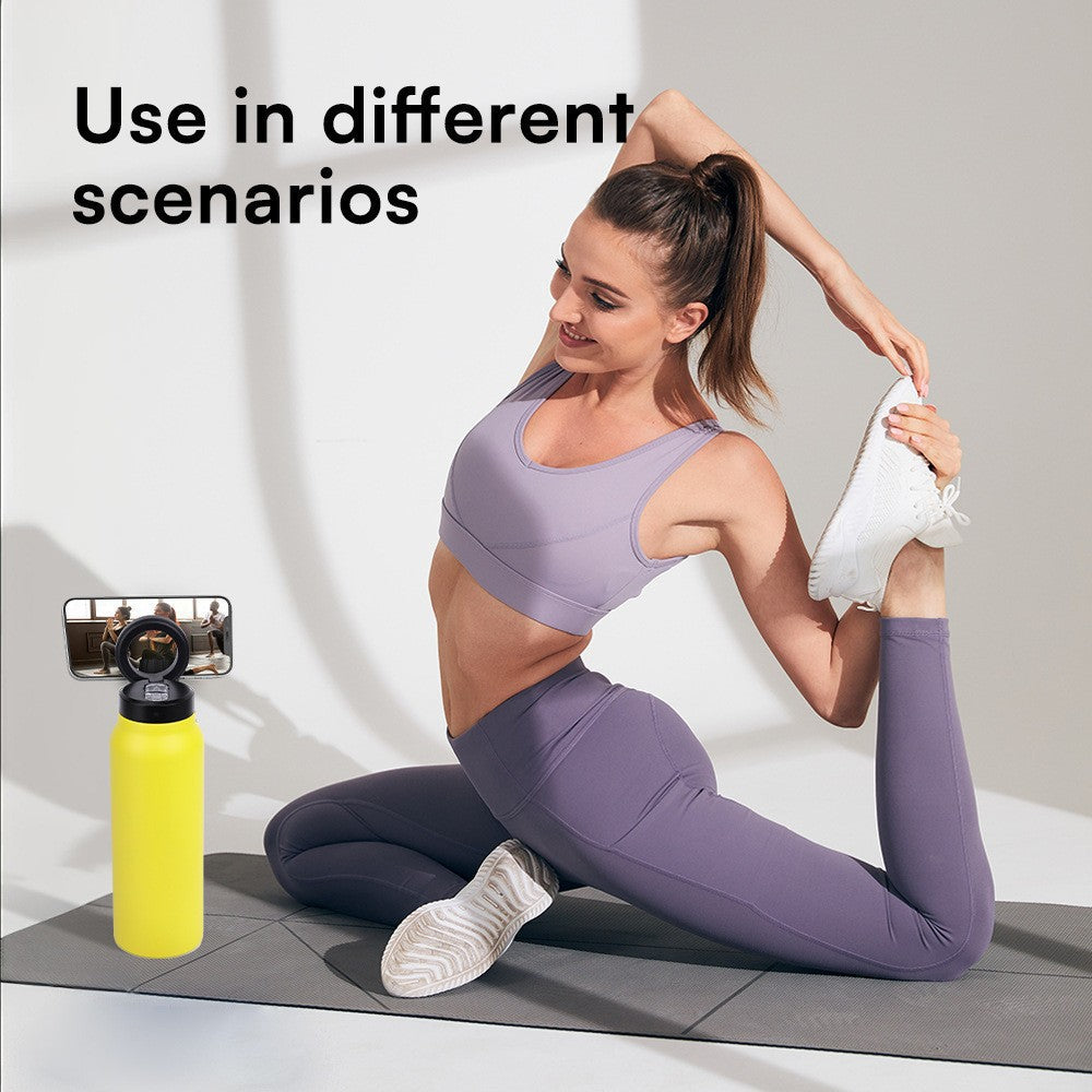 Magnetic Lid Insulated Stainless Steel Water Bottle