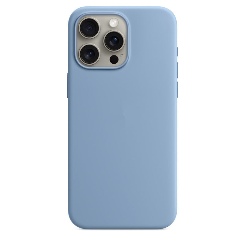 Magnetic Liquid Silicone Phone Case for iPhone 15 Series