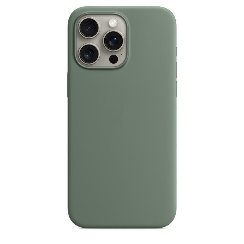 Magnetic Liquid Silicone Phone Case for iPhone 15 Series
