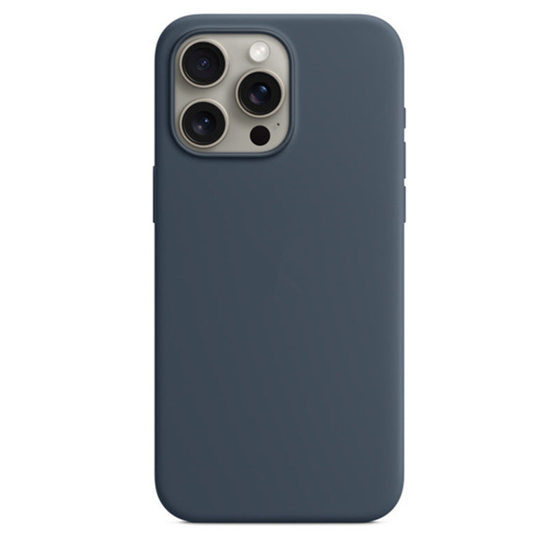 Magnetic Liquid Silicone Phone Case for iPhone 15 Series