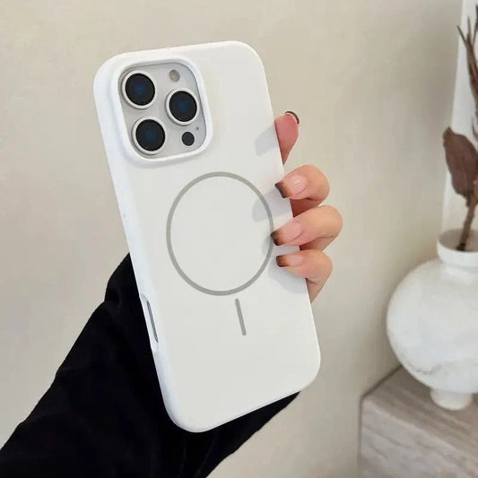 Magnetic Liquid Silicone Phone Case for iPhone