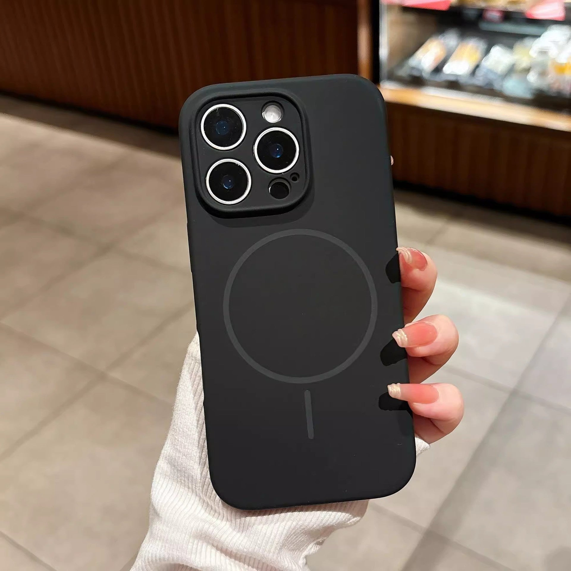 Magnetic Liquid Silicone Phone Case
