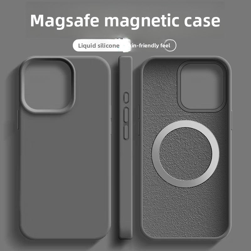 Magnetic Liquid Silicone Protective Case for iPhone