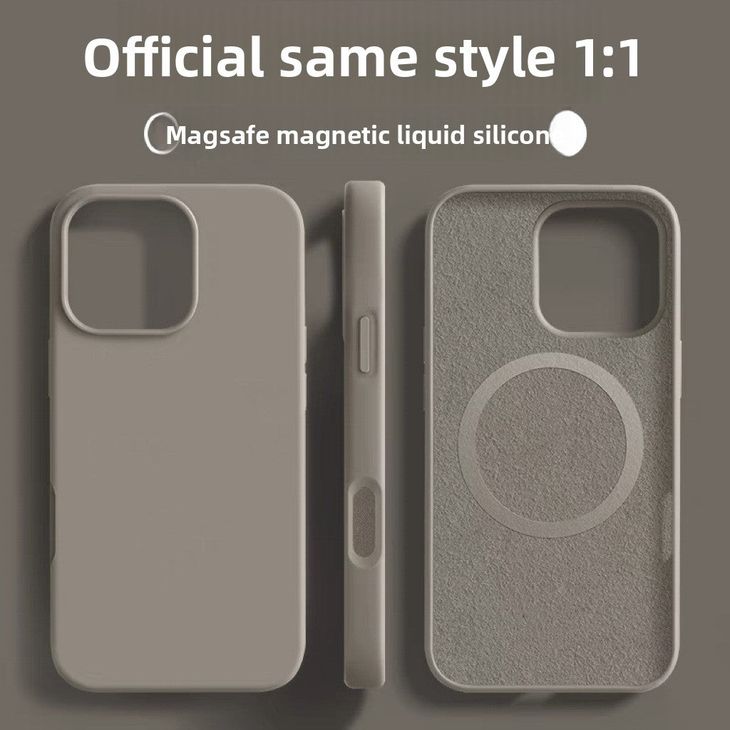Magnetic Liquid Silicone Protective Case for iPhone