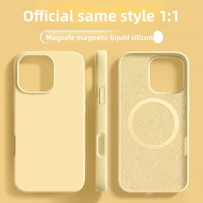 Magnetic Magsafe Liquid Silicone Phone Case
