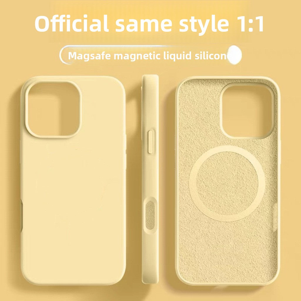 Magnetic Magsafe Liquid Silicone Shockproof Phone Case for iPhone