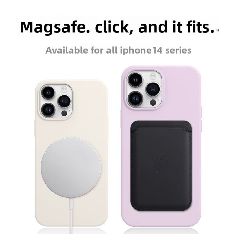 Magnetic Magsafe Liquid Silicone Shockproof Phone Case for iPhone