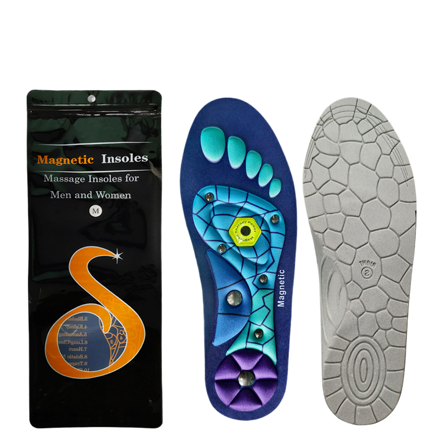 Magnetic Massage Insoles for Foot Health