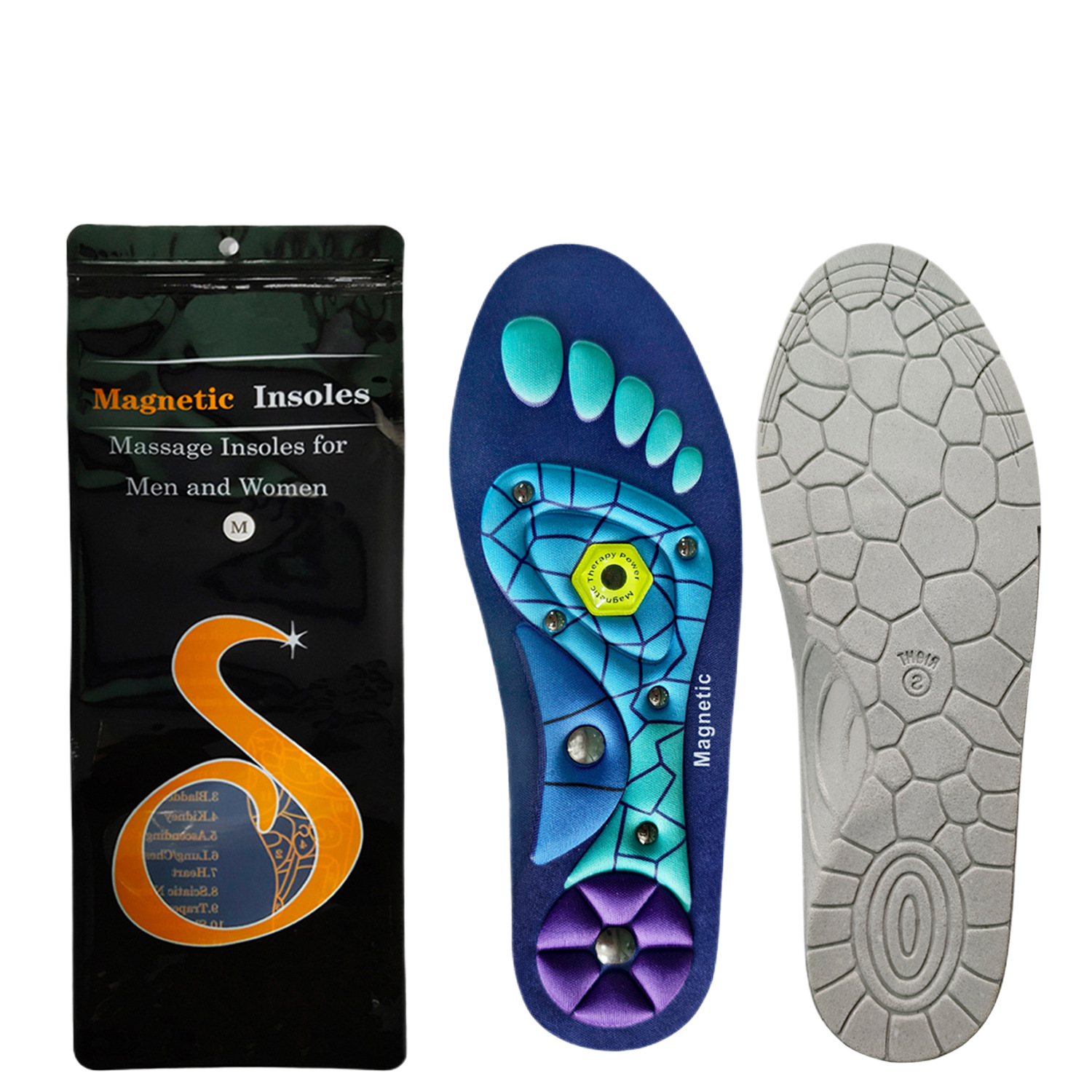 Magnetic Massage Insoles for Foot Health