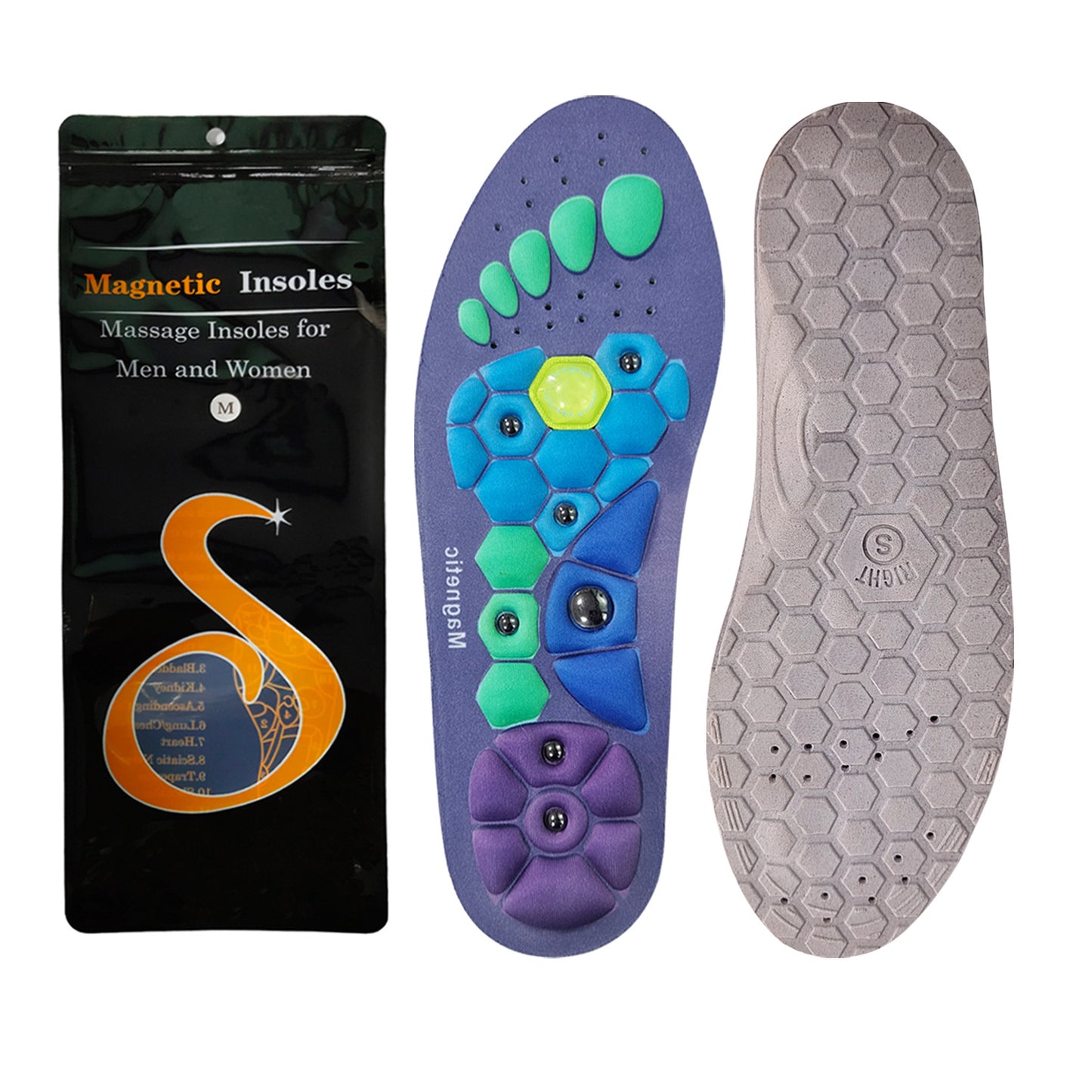 Magnetic Massage Insoles for Foot Health