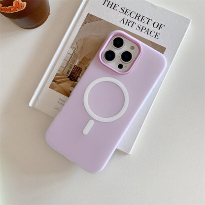 Magnetic Matte Phone Case for iPhone