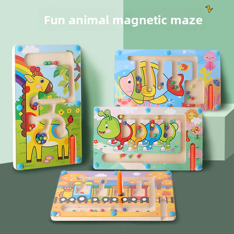 Magnetic Maze Wooden Toy