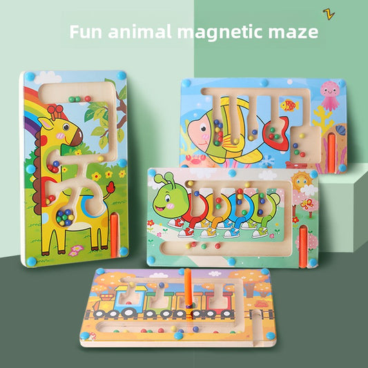 Magnetic Maze Wooden Toy