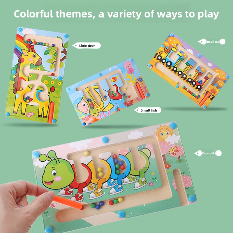 Magnetic Maze Wooden Toy