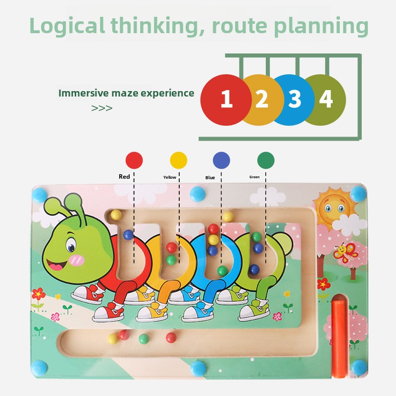 Magnetic Maze Wooden Toy