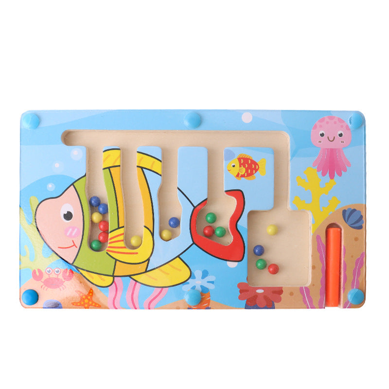 Magnetic Maze Wooden Toy