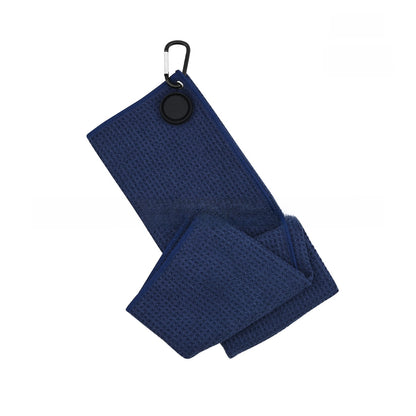 Magnetic Microfiber Golf Towel with Waffle Pattern