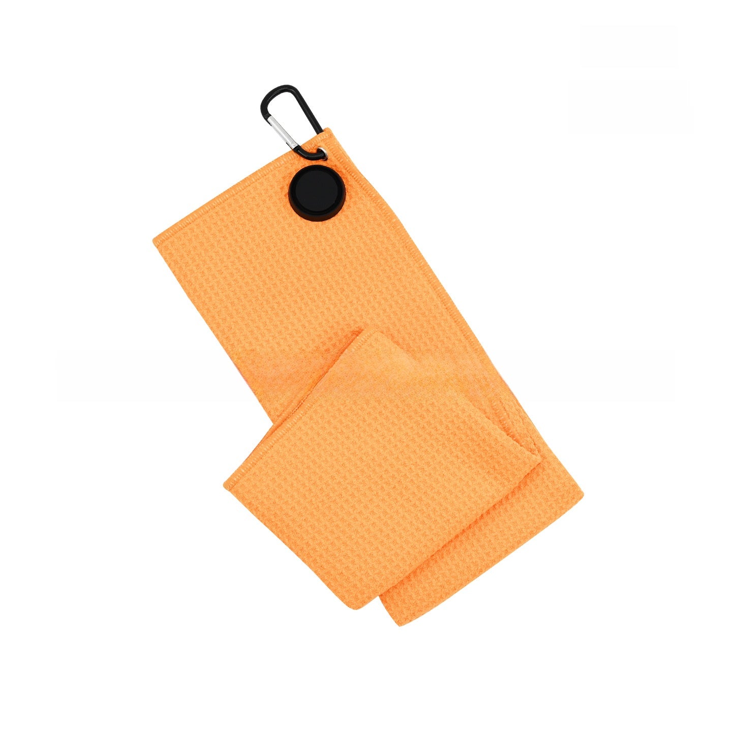 Magnetic Microfiber Golf Towel with Waffle Pattern